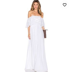 Lovers and Friends - Hawaii Dress in White